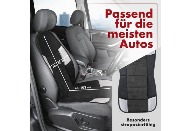 Pkw Sitzauflage Hunt, Auto-Sitzaufleger schwarz