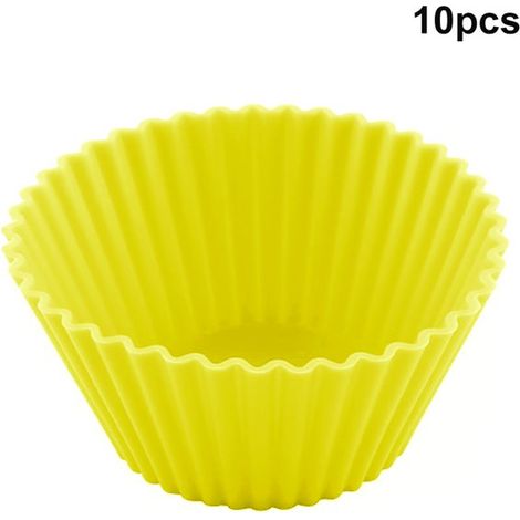 Muffinförmchen – Wiederverwendbare Silikon-backform – Antihaft-kuchenform – Fürs Backen Zu Hause – 10er-packung