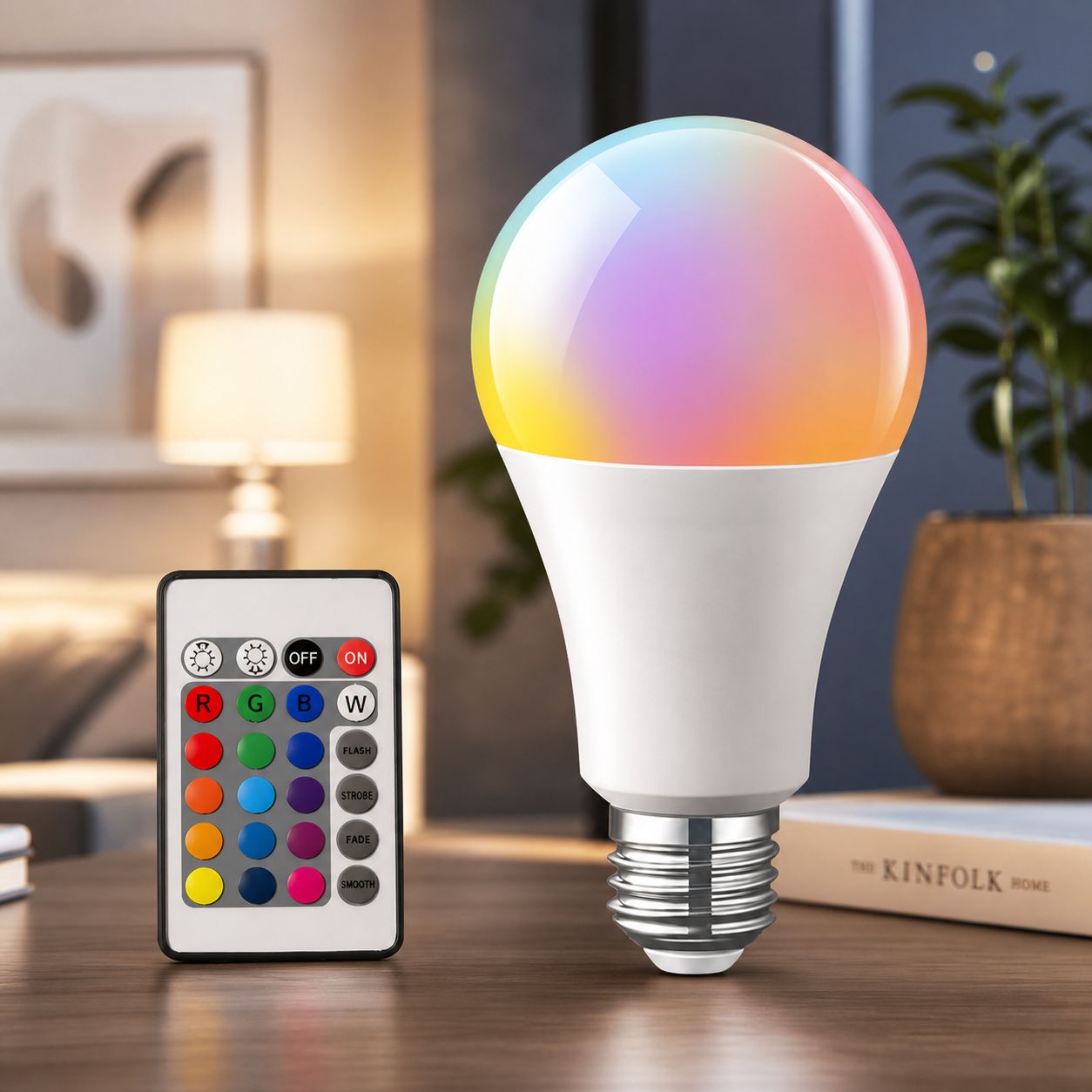 E27 30w Rgb-led-lampe Mit Fernbedienung, 16 Farben Und Dynamischen Modi, Flimmerfreies Licht Für Stimmungsvolles Wohnambiente