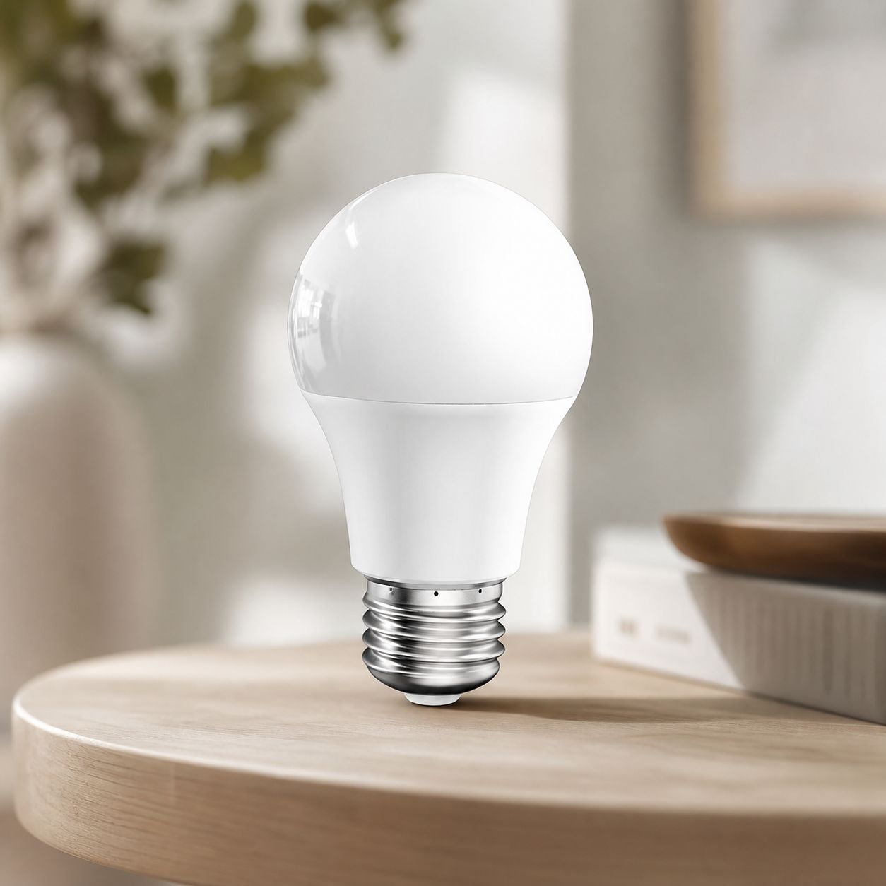 Vollspektrum-e27-led-lampe, 9 W, Farbwiedergabeindex (cri) ≥ 98, Flimmerfrei, Rg0, 6000 K, Weißlicht, Ideal Zum Lesen Und Fürs Büro.