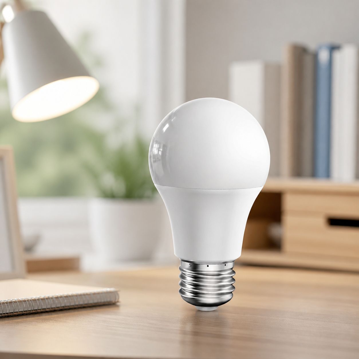 Vollspektrum-led-lampe E27, 7 W, Cri 98, Flimmerfrei, Rg0, 6000 K, Weißlicht, Für Büro Und Lesen, Sehkomfort