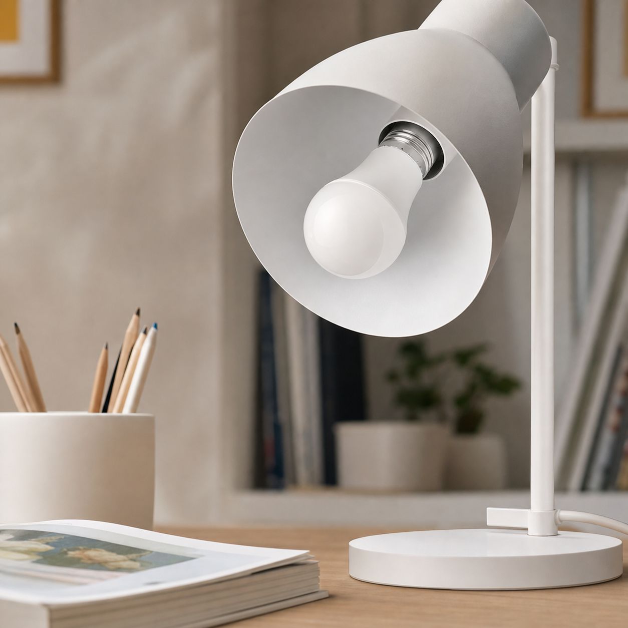 Vollspektrum-led-lampe E27, 5 W, Farbwiedergabeindex (cri) 98, Flimmerfrei, Rg0, 6000 K Weißlicht Für Büro Und Lesen, Hoher Sehkomfort