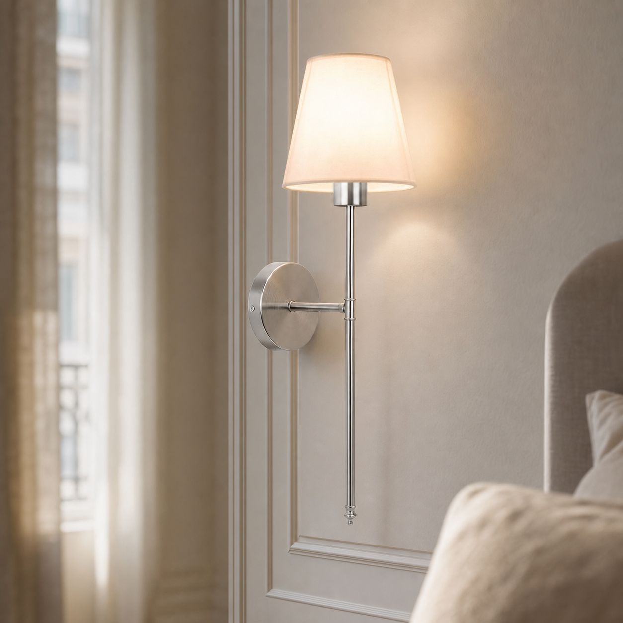 Kabellose, Wiederaufladbare Led-wandleuchte, 16-farbige Rgb-fernbedienung, Touch-dimmer, Lampenschirm Aus Eisengewebe, Schwarz Und Gold