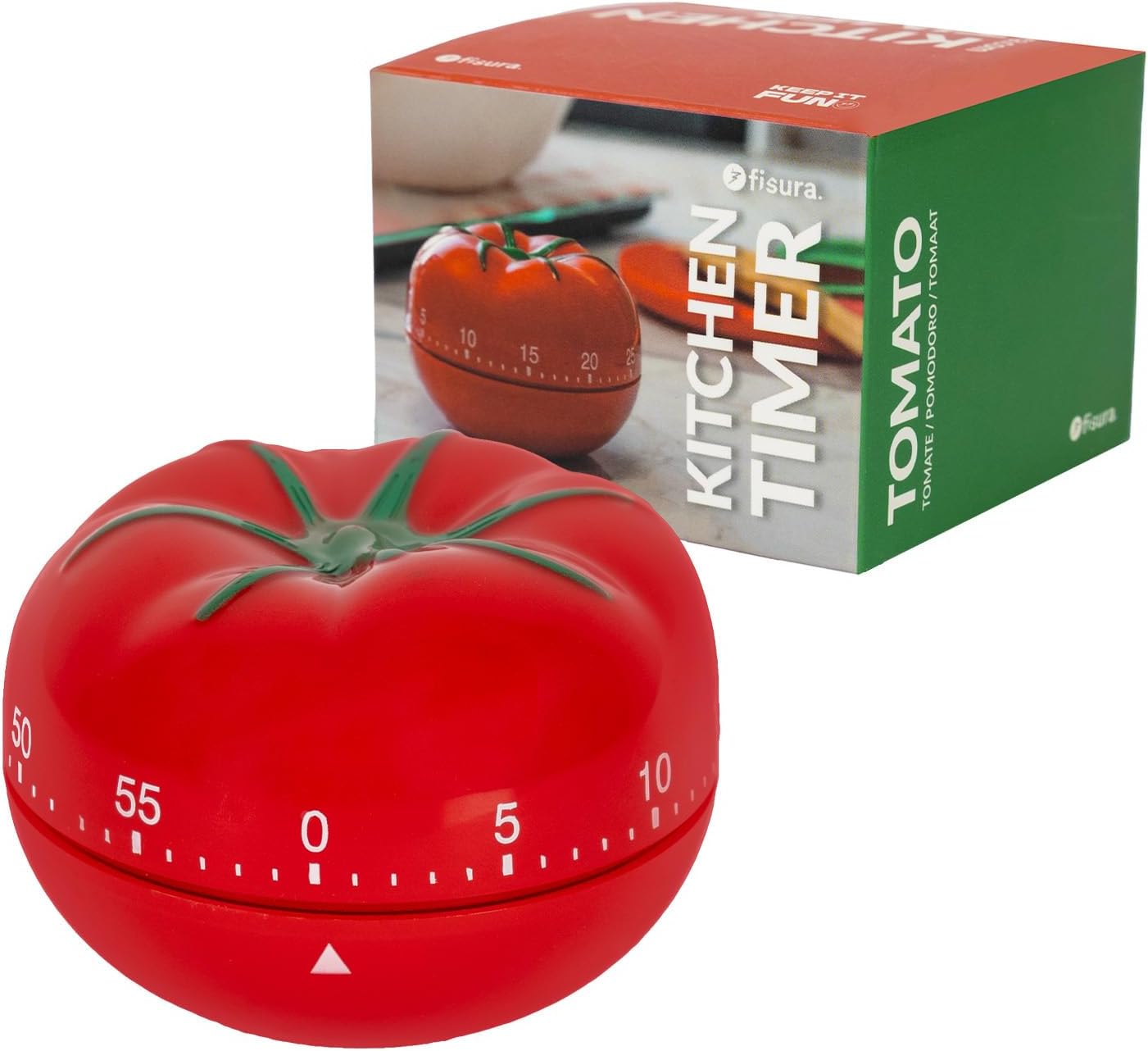 Eine Einzigartige Kochminute In Tomatenform, Eine Mechanische 60-minuten-küchenminute Für Kinder Und Erwachsene.