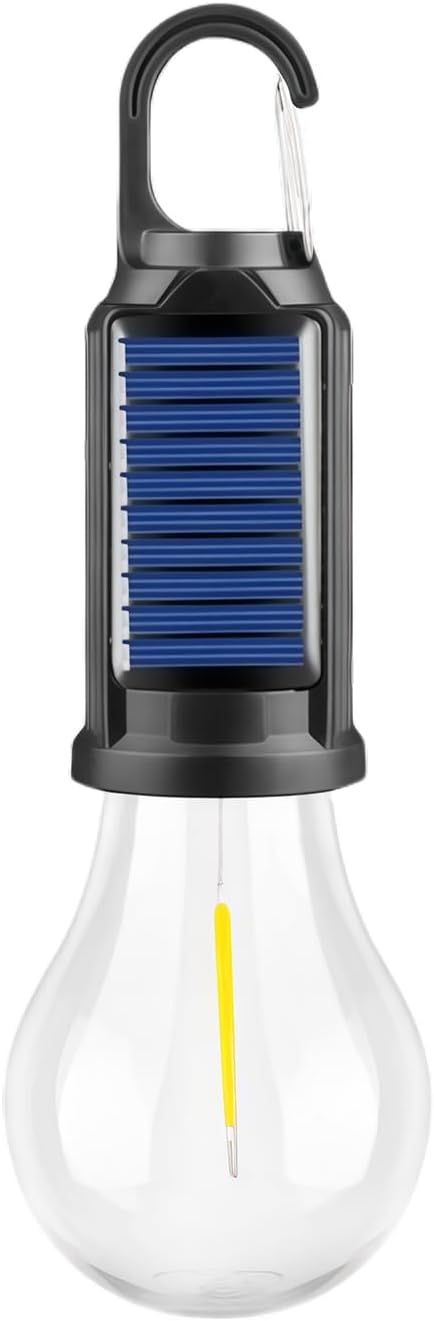 Tragbare, Solarbetriebene Campinglampe Für Den Außenbereich, 3 Lichtmodi, Wasserdichte Zeltlampe (ipx4) Für Angeln, Wandern Und Notfälle