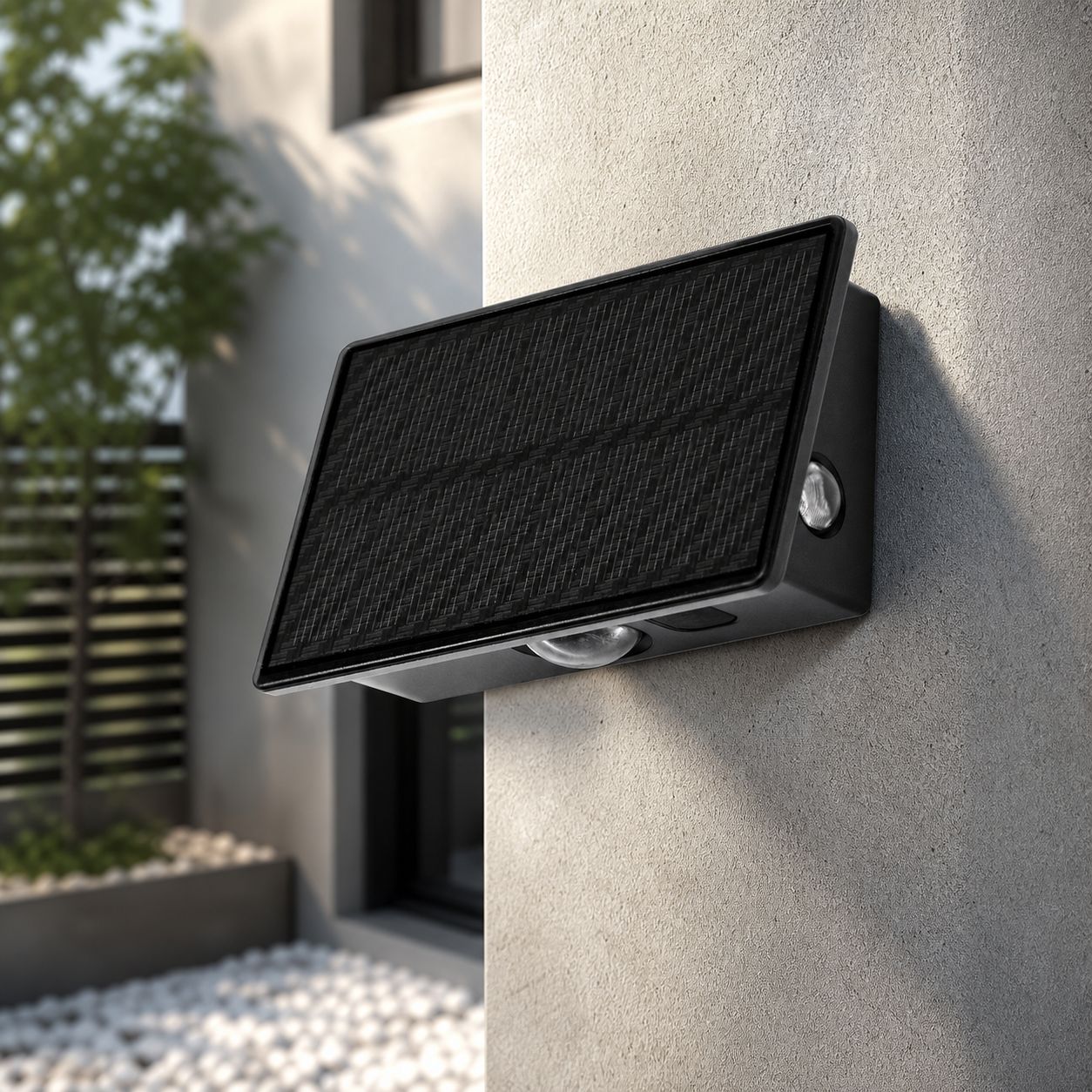 Ip65-solarwandleuchte Für Den Außenbereich, 5 Led-beleuchtungsmodi, Langlebiger Lifepo4-akku, Kabellose Installation