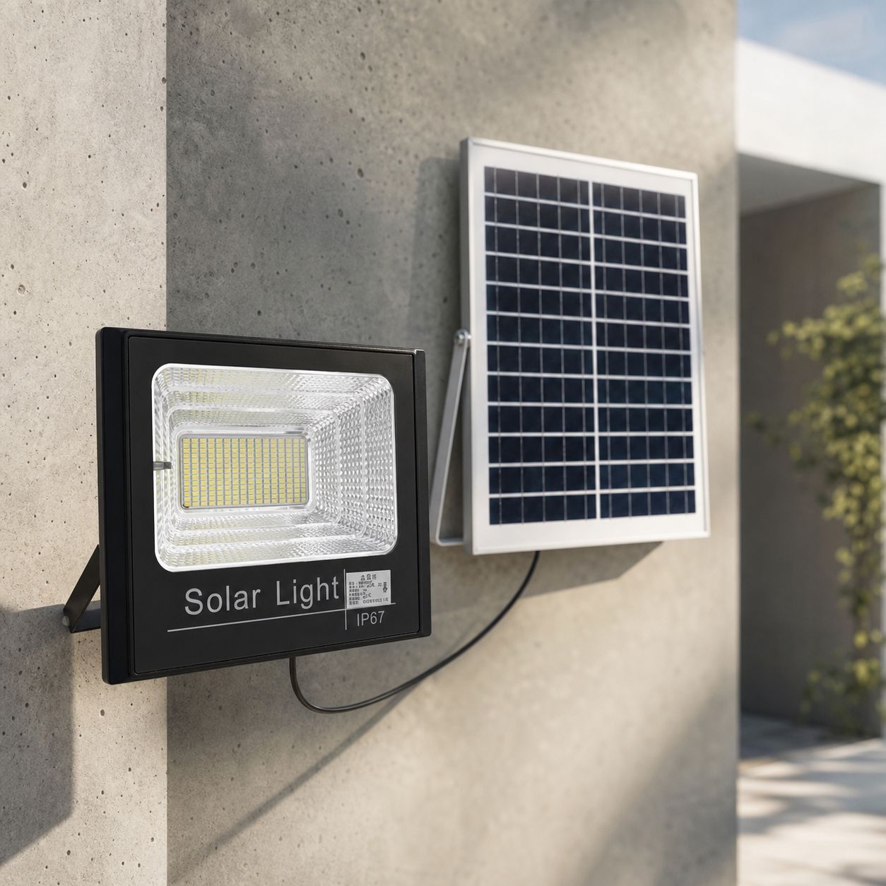 Solarbetriebene Led-außenleuchte Mit 107 Leds, Ip67 Wasserdicht, 5000-mah-akku, 20 Stunden Akkulaufzeit, Fernbedienung, Polykristallines Panel, Ideal Für Gärten