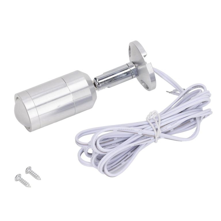 3w 4000k Led-strahler Für Aluminiumvitrinen, 180° Verstellbar, Ø25mm, Weiches Licht Für Schmuck Und Regale, Aufputzmontage, Ac220v, Silber