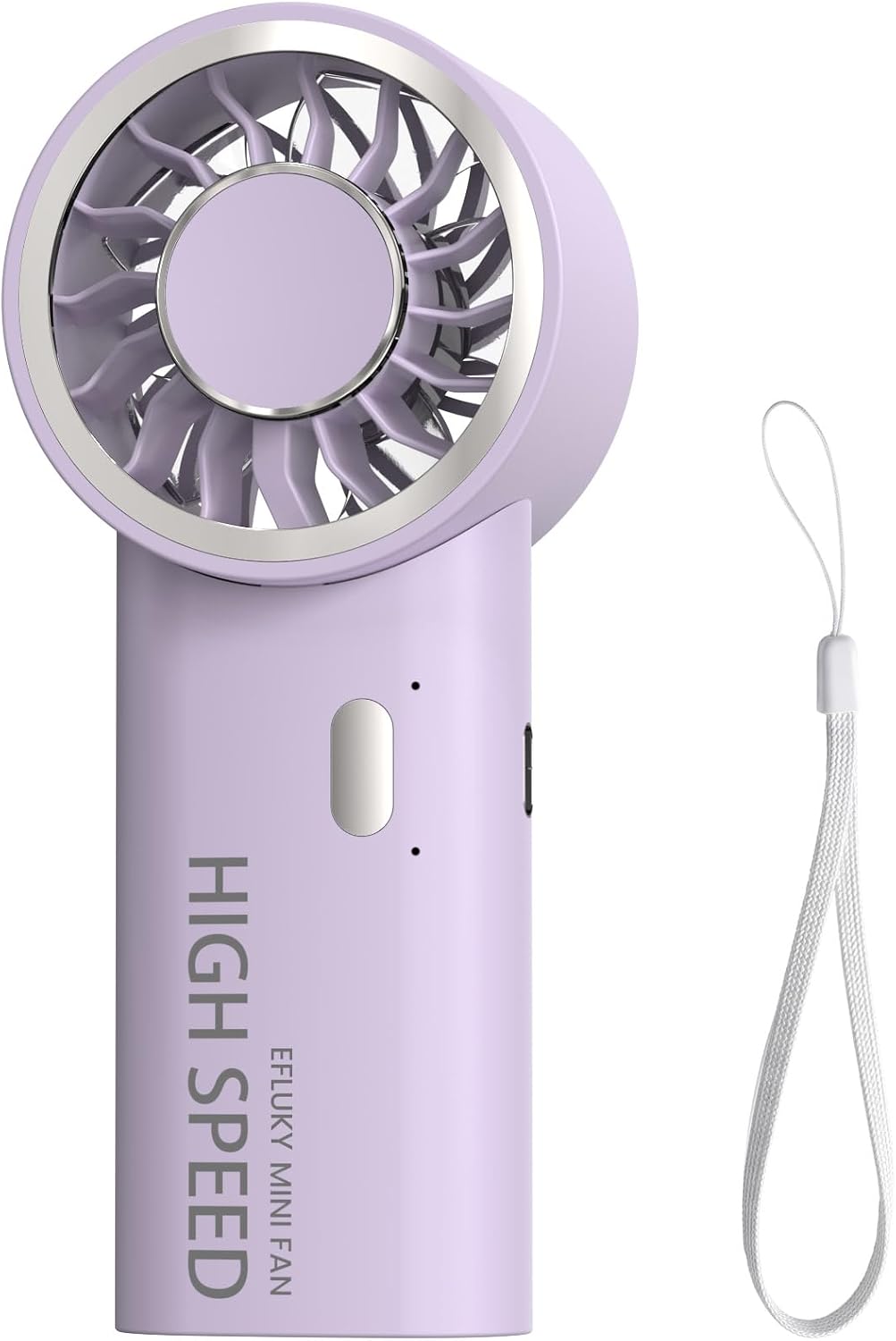 Tragbarer Mini-ventilator In Violett, Wiederaufladbar Über Usb, Mit 5 Stunden, Tragbarer Ventilator Und Schreibtisch, Passt Ins Haus, Ins Büro Und Ins Zimmer.