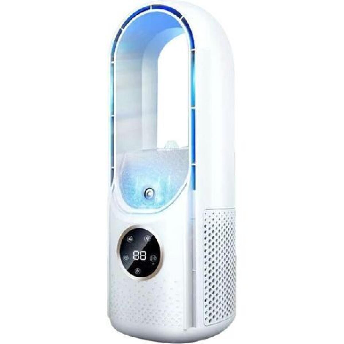 Tragbarer Klimaanlagenventilator, Usb-klimaanlagenventilator Mit 6 Timern, Kleiner Kühlventilator, Geeignet Für Den Bürogebrauch (weiß)