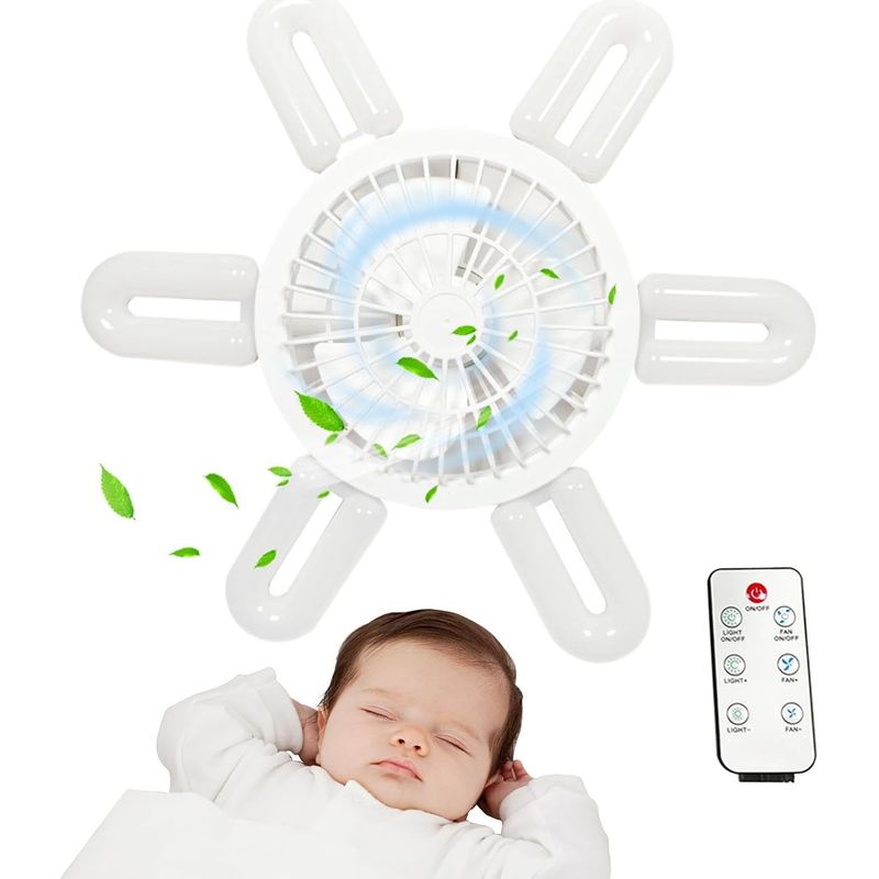 Deckenventilator Mit Led-fassung, 360° Verstellbarem Licht, Leisem Und Energieeffizientem Design Für Moderne Interieurs