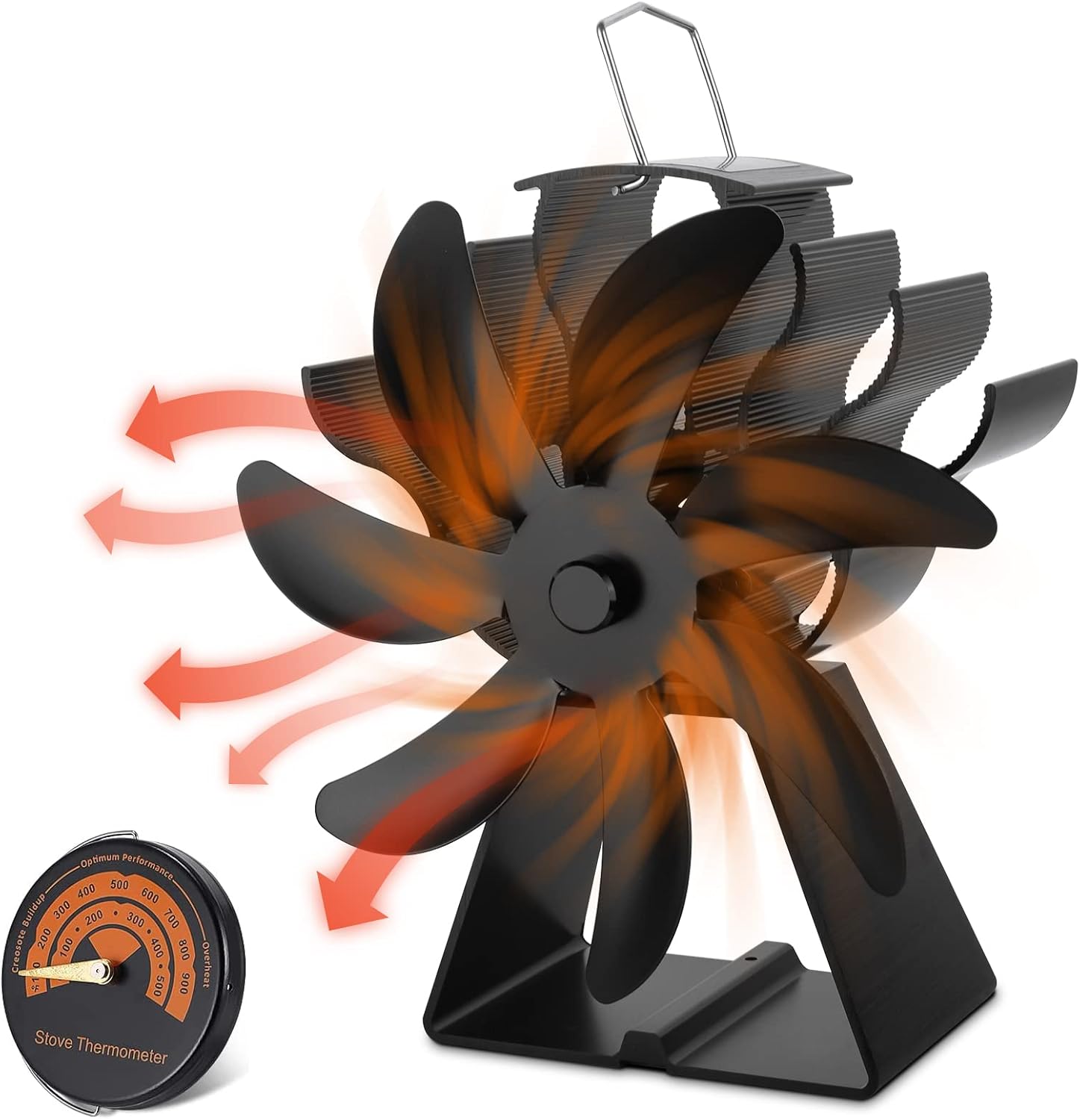 3-in-1-luftzirkulationsventilator, Höhenverstellbar (38–82 Cm), 90°-oszillation, Fernbedienung, Usb-c-anschluss, Tisch-/bodenmodus, Weiß