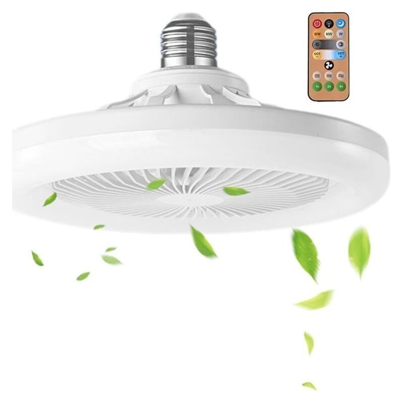 Kompakter Deckenventilator Mit Integrierter Beleuchtung, Dezentes Und Modernes Design, Ideal Für Kleine Räume – 1 Stück
