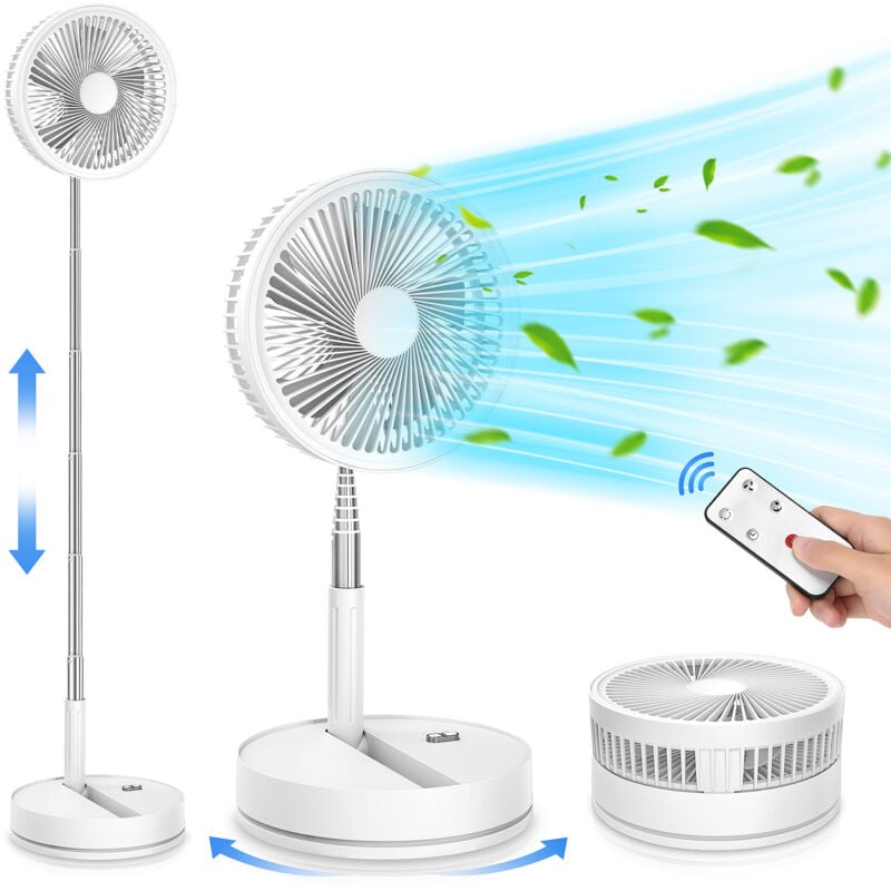 E27 Led-deckenventilator Mit Fernbedienung, 3 Einstellbare Lichtfarben, Timer, Universalsteckdose, Weiß, 25 Cm Durchmesser