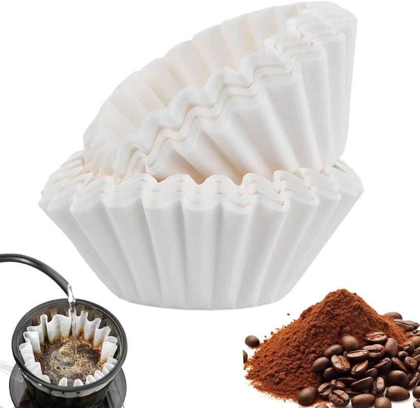 Zubehör Für Kaffeemaschinen, 200 Einweg-kaffeefilterblätter 80/200 Mm, Geeignet Für Kaffeemaschinen, Für Den Gebrauch Zu Hause Und Im Büro.