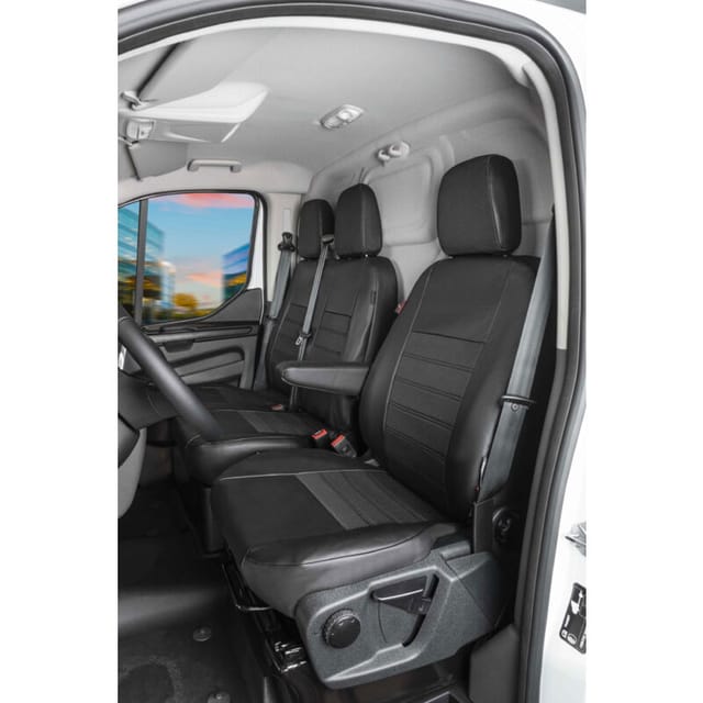 Passform Premium Sitzbezug für Renault Master ii 1998-Heute, 1 Einzelsitzbezug vorne + Armlehnenbezug, 1 Doppelbankbezug