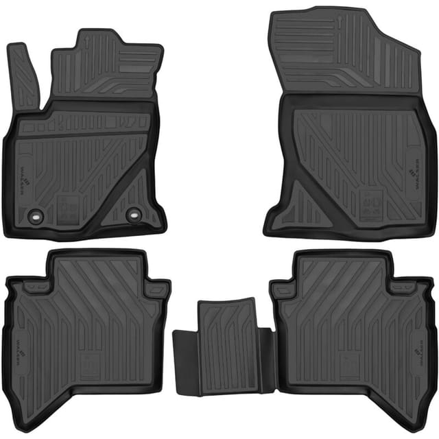Walser - Gummimatten xtr für Toyota Hilux viii Pick-Up Double Cap 05/2015 - Heute