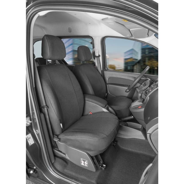 Walser - Passform Sitzbezug aus Stoff kompatibel mit Renault Kangoo (Typ w), 2 Einzelsitze vorne
