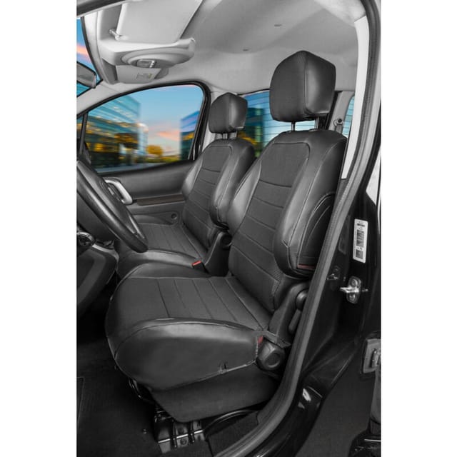 Passform Premium Sitzbezug für VW Caddy 2015-Heute, 2 Einzelsitzbezüge vorne