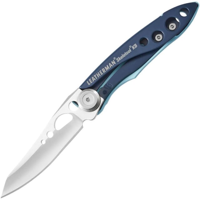 Skeletool® kb Nightshade - Kompaktes und ultraleichtes Multi-Tool mit 420HC-Klinge und Flaschenöffner für den täglichen Gebrauch - Leatherman