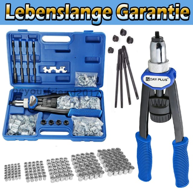 Profi Nietmutternzange Gewinde Nieten Zange Stahl Nietmuttern M5 M6 M8 M10 M12