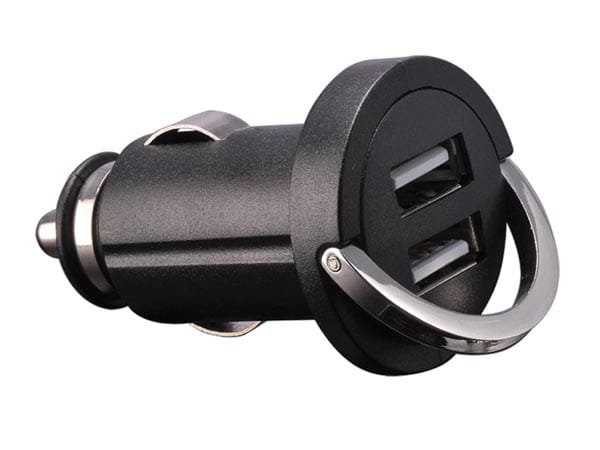 KFZ-LADEGERÄT MIT DOPPELTEM USB-ANSCHLUSS - 5V / 2.1 A , 10.5 W max.