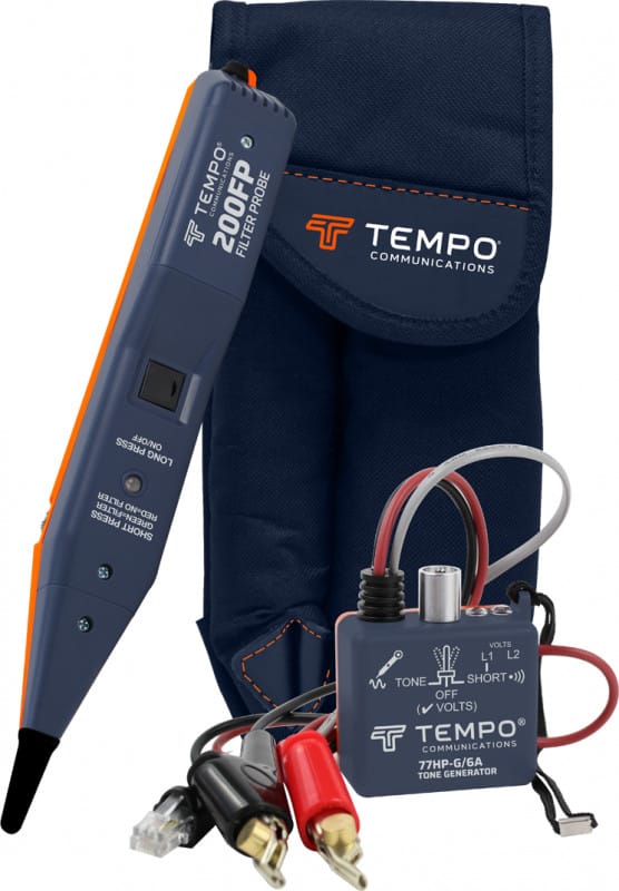 Tempo-Communications Greenlee 801K Kabeltestkit grau