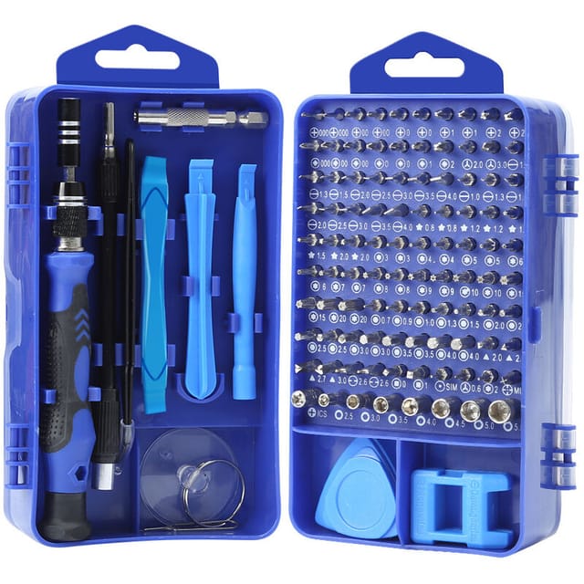 117-in-1-Mini-Feinmechanik-Werkzeugsatz Feinmechaniker-Schraubendreher-Satz Torx-Bit Präzisions-Schraubendreher-Satz für iPhone Tablet