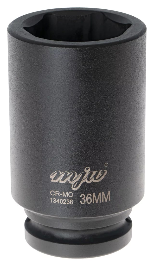 MJW Kraft-Stecknuss 3/4"" 6-kant lang 36 mm