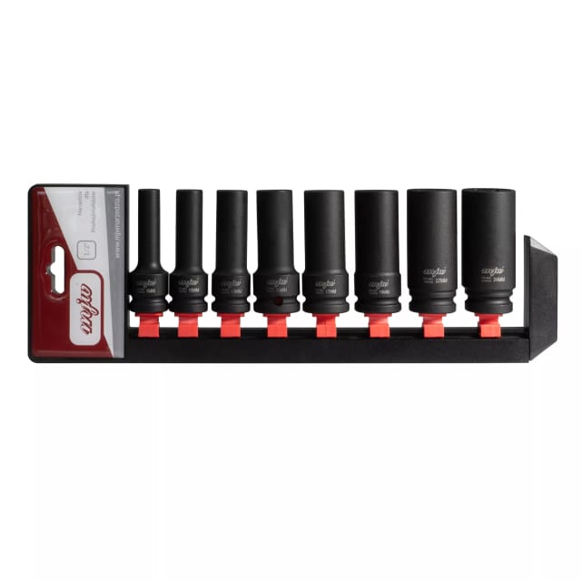 MJW Satz lange Kraft-Steckschlüsseleinsätze 1/2" 6-kant