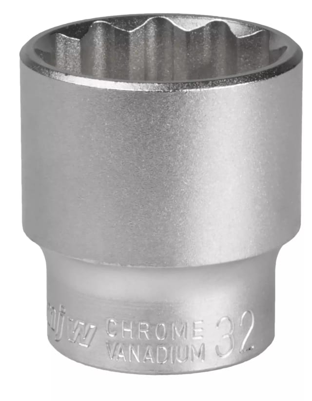 MJW Stecknuss 1/2" 12-kant 32 mm