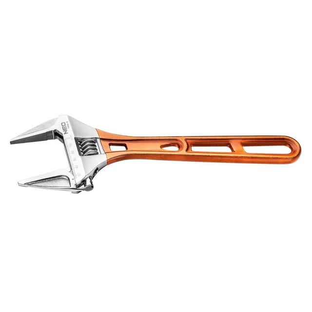 NEO TOOLS Verstellbarer Schraubenschlüssel 306 mm (0-53 mm) – Langlebig, leicht