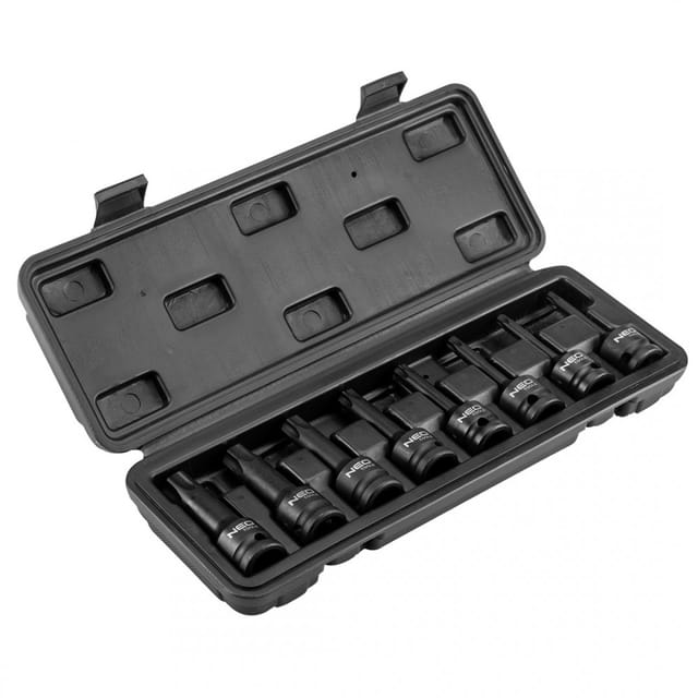 Satz mit 8 Torx-Schlagnüssen