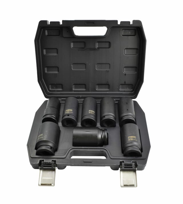 Awtools zestaw nasadek udarowych 3/4' 8cz. długie black line