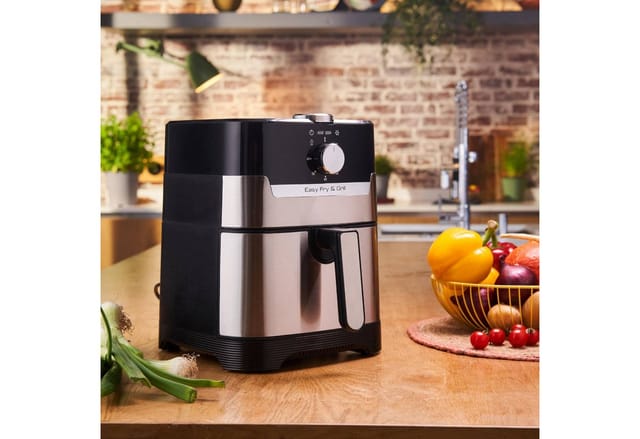 Tefal EY501D Easy Fry & Grill Classic Heißluft-Fritteuse edelstahl
