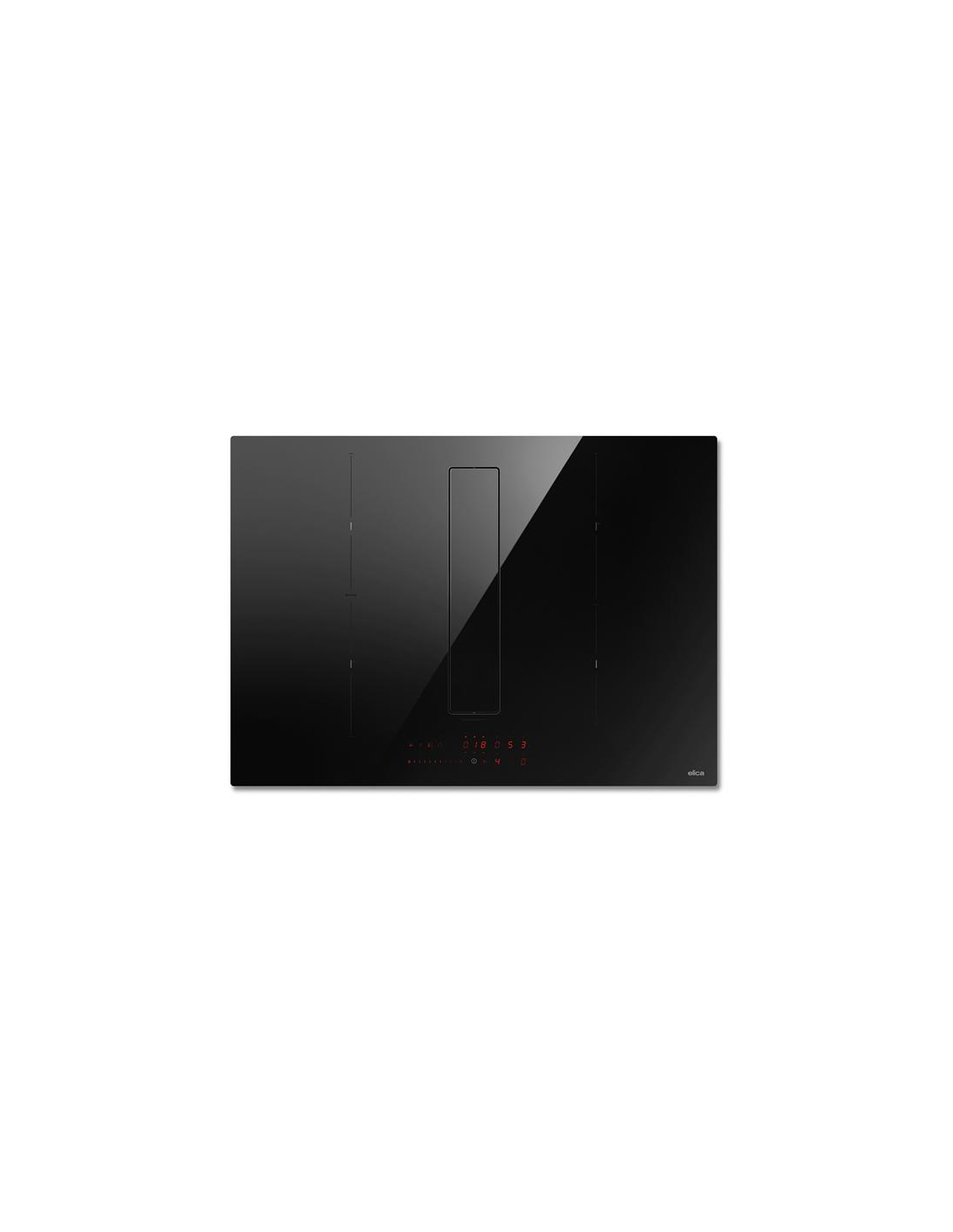 72 Cm Induktionskochfeld Mit 4 Kochzonen, 7400 W, Schwarz - Elica - Prf0210741
