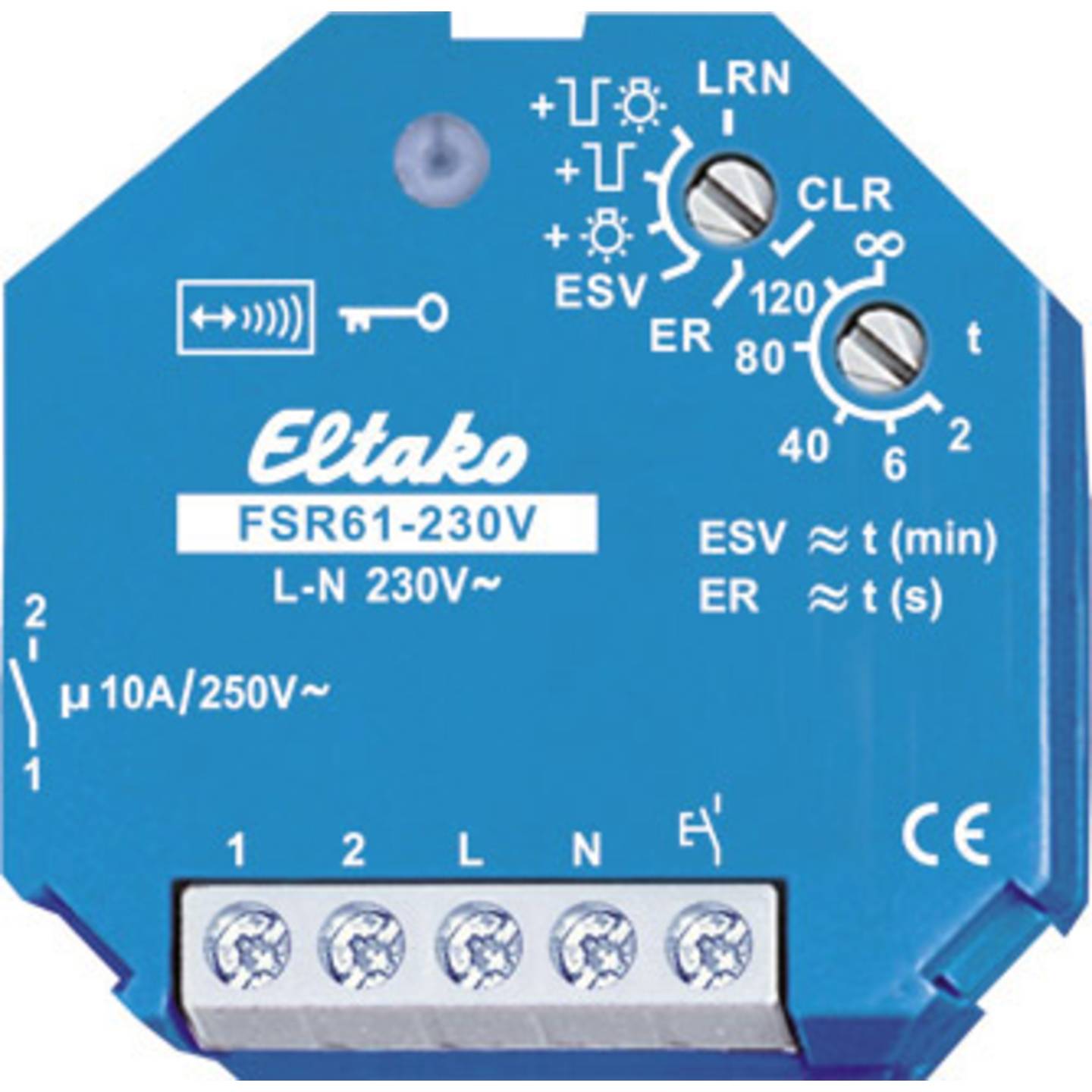[gebraucht] B-ware Eltako Fsr61-230v Funk Schaltaktor Relais Unterputz Schaltleistung Max 2000 W