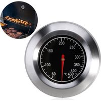Holzofen- Und Grillthermometer, Hochpräzises Bimetall-analogmessgerät, Hitzebeständig Zum Kochen Und Grillen