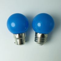 10er-pack B22 1w G45 Blaue Led-lampen, Mini-globus-bajonettfassung, Für Hochzeits-, Halloween- Und Weihnachtsdekorationen
