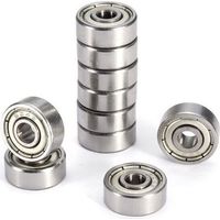 Packung Mit 30 688zz Stahlkugellagern 8x16x5mm Doppelt Abgedichtet Gummi Tiefe Rillenlager Für Präzisionsmechanismen