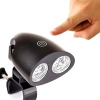 Led-grillleuchte, 360° Drehbare Beleuchtung, Berührungsempfindlicher Schalter, Ideal Zum Grillen Im Freien Auf Holzkohle- Oder Elektrogrills