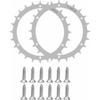 Traktions-upgrade-kit Für Mähroboter, 170-mm-räder Mit 14 Edelstahlschrauben Und -spitzen, Hochleistungszubehör Für Worx S/m Modell