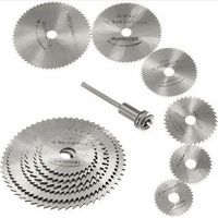 7-teiliges Set Hss-kreissägeblätter Für Rotationswerkzeuge, Holztrennscheiben Kompatibel Mit Dremel, 3,175-mm-schaft Mit Dorn Und Verlängerung
