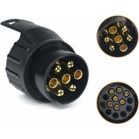 7- Auf 13-poliger Anhängerstecker-adapter, Kupplungsanschluss Für Auto, Traktor, Wohnwagen Und Fahrradträger