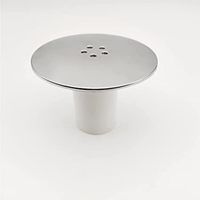 Universeller 115-mm-duschablauf, Verchromter Schnellabfluss-siphondeckel, Einfacher Austausch Der Duschwanne