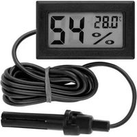 Digitales Thermometer-hygrometer Mit Sonde, Misst Temperatur Und Luftfeuchtigkeit Im Innen- Und Außenbereich, Mini-präzisionssensor Für Zuhause