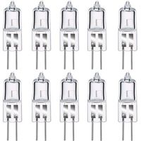 10er-pack G4 35w 12v Warmweiß 2800k Dimmbare Transparente Halogen-kapsellampen Für Die Innenbeleuchtung