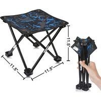 Faltbarer Und Tragbarer Campinghocker, Mini-leichtbauhocker Mit Tragetasche, Ideal Zum Angeln, Wandern, Gärtnern Und Für Den Strand, Tarnmuster