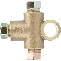 3-wege-bremsleitungs-t-stück M10x1 Mit 3 Muttern, Kurzer Verschraubungsadapter Für 10-mm-rohre (3/16"), Hydraulikanschluss