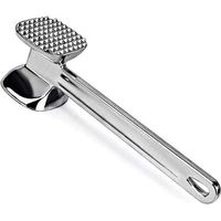 Doppelseitiger Fleischklopfer Aus Aluminium Mit Spikes Und Flachem Hammer Für Steak, Hähnchen, Fisch, Schweinefleisch Und Rindfleisch – Küchenhelfer